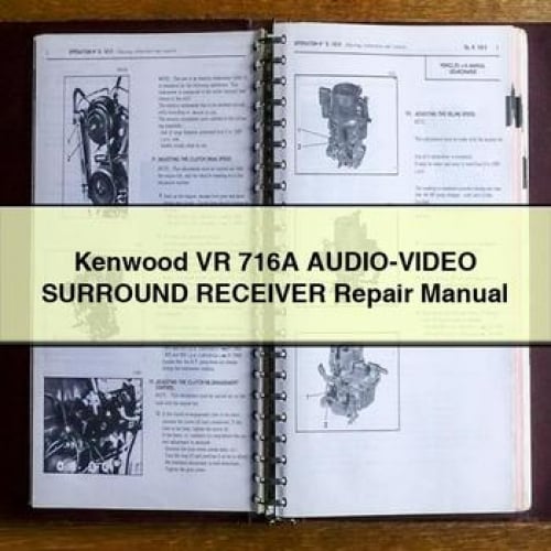 Kenwood VR 716A AUDIO-Video SURROUND Receiver Repair Manual PDF Download