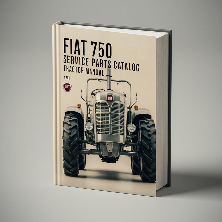 Fiat 750 Service Parts Catalog Tractor Manual