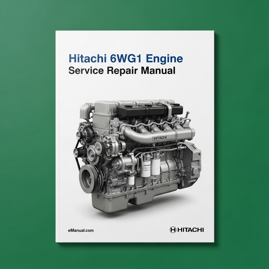 Hitachi Isuzu 6WG1 Engine Service Repair Manual