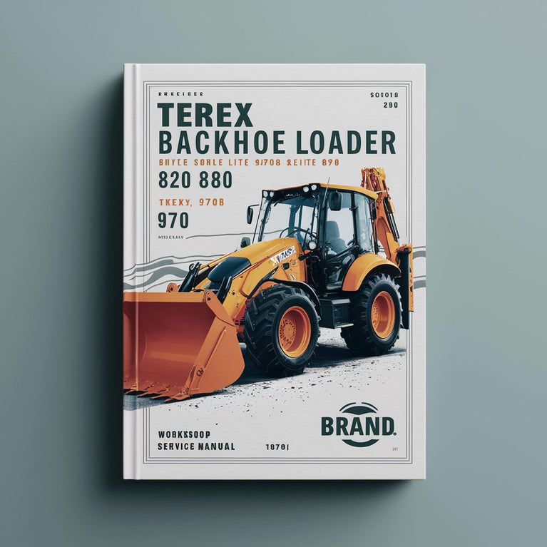 TEREX Backhoe Loader 820 860 880 SX & ELITE 970 980 ELITE TX760B TX860B TX970B TX980B Workshop Service Repair Manual