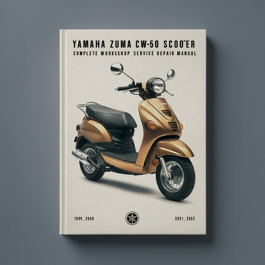 Yamaha Zuma CW50 Scooter Complete Workshop Service Repair Manual 1999 2000 2001 2002 PDF Download