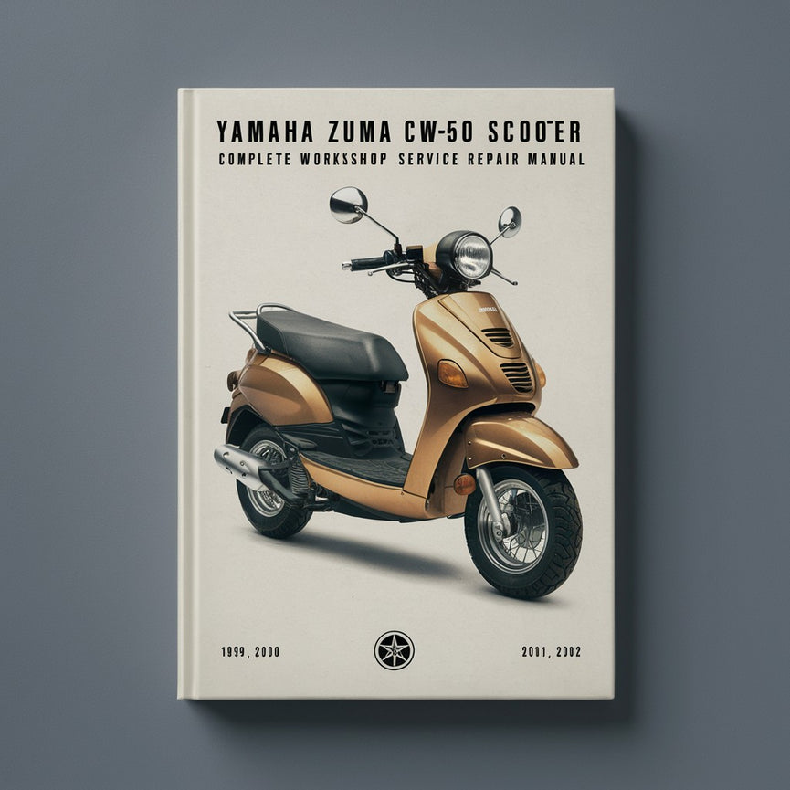 Yamaha Zuma CW50 Scooter Complete Workshop Service Repair Manual 1999 2000 2001 2002