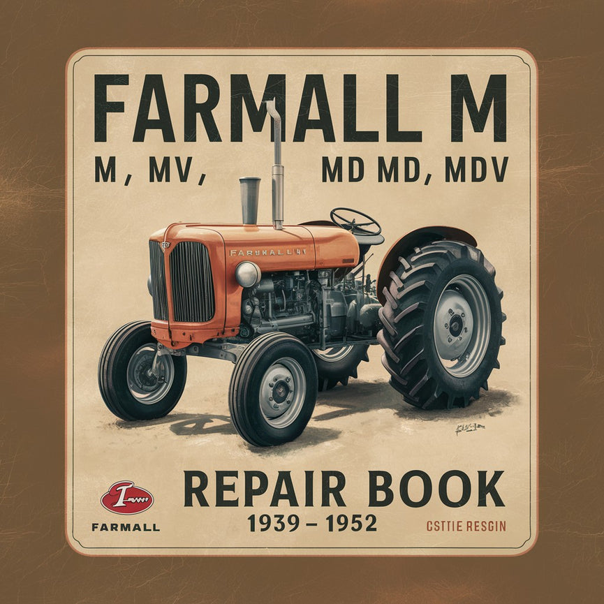 Farmall M MV MD MDV 1939-1952 GSS-5033 Reparaturbuch Servicehandbuch 1940 1941 1942 1944 1945 1946 1947 1948 1949 1950 1951