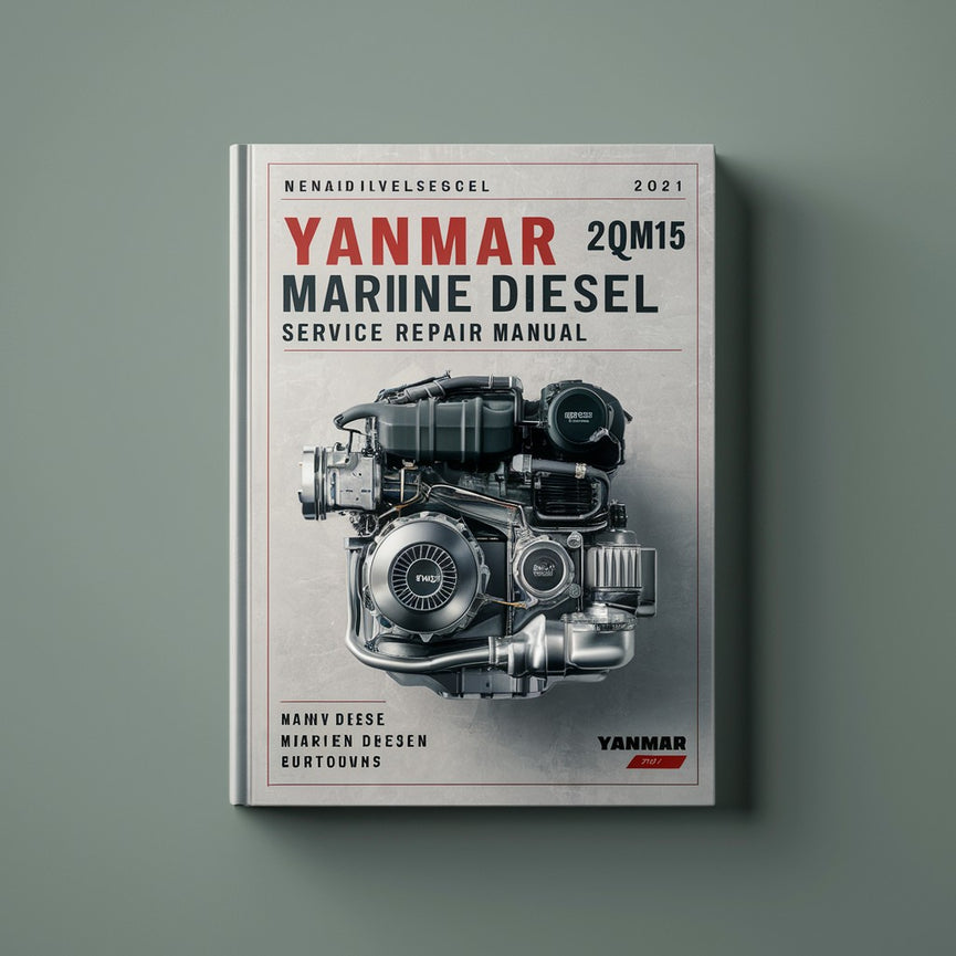 Yanmar 2QM15 marine diese engine Service Repair Manual PDF Download