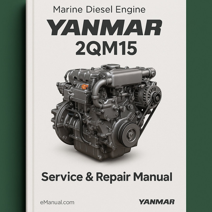 Yanmar 2QM15 marine diese engine Service Repair Manual