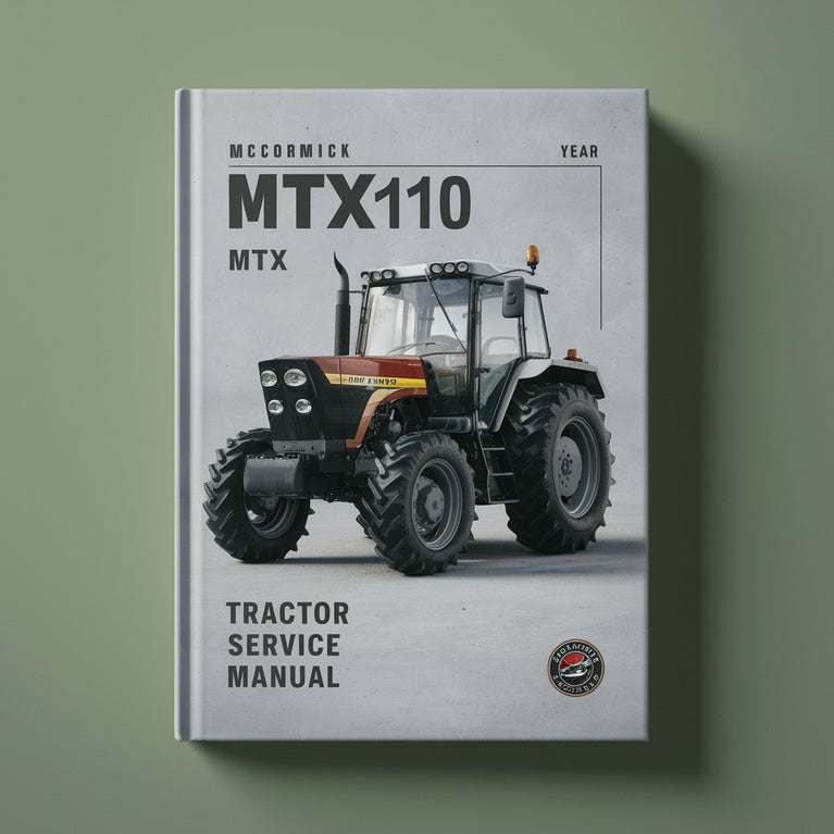 MCCORMICK MTX110 MTX 110 Manual de servicio del tractor