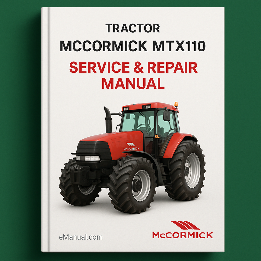 MCCORMICK MTX110 MTX 110 Tractor Service Repair Manual
