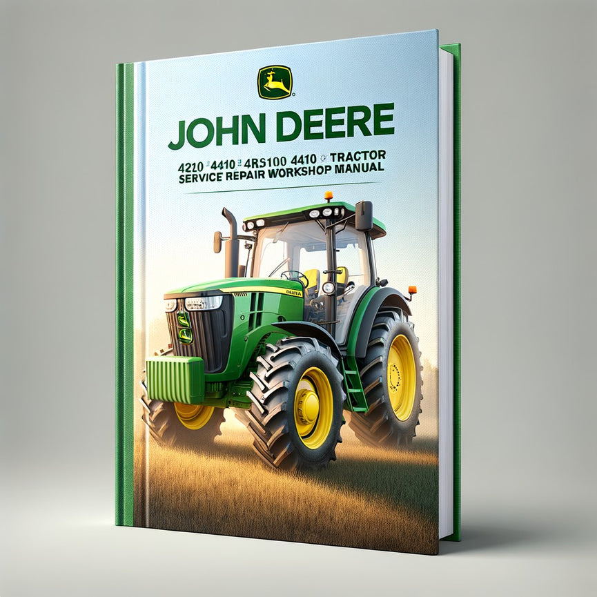 John Deere 4210 4310 4410 Kompakttraktor Service- und Reparaturhandbuch