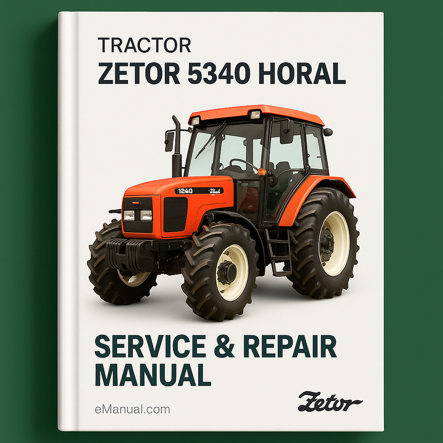 Zetor 5340 Horal Tractor Service Repair Manual