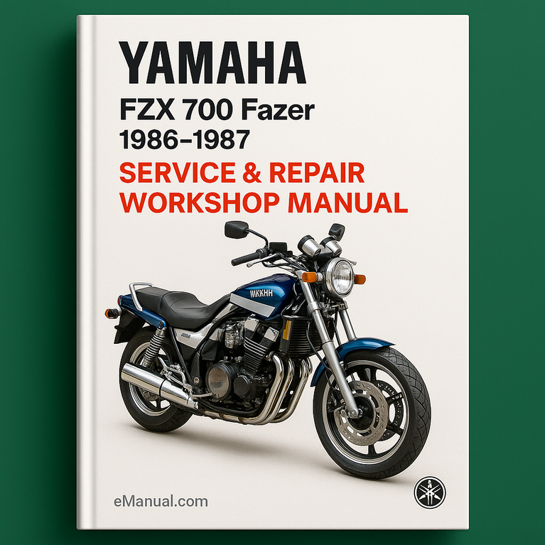 Yamaha FZX 700 Fazer 1986 1987 Service Repair Workshop Manual