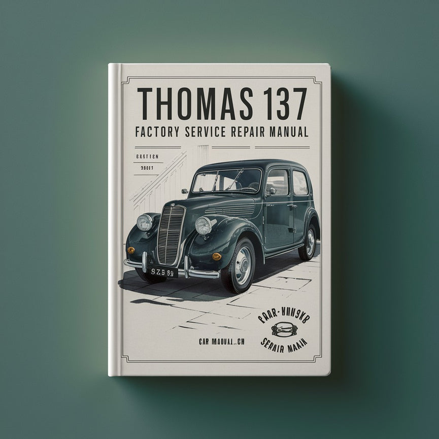 Thomas 137 Factory Service Repair Manual