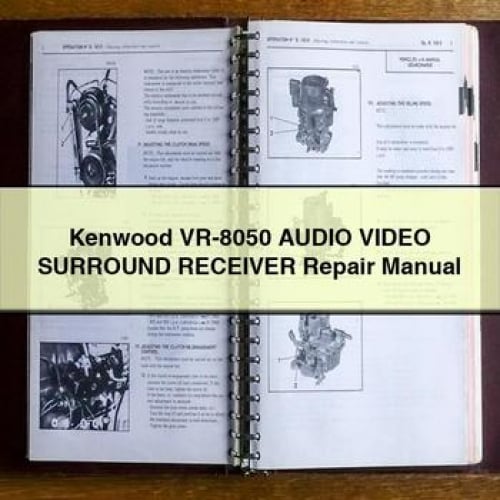 Kenwood VR-8050 AUDIO Video SURROUND Receiver Repair Manual