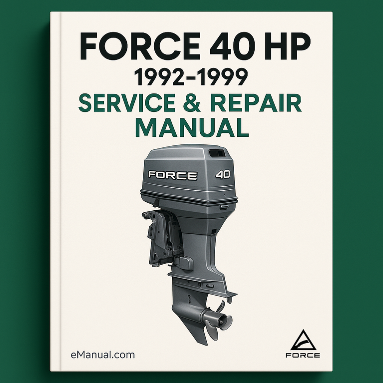 Force 40 HP 1992-1999 Service Repair Manual