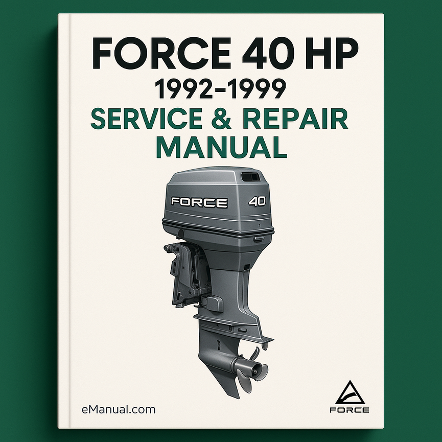 Force 40 HP 1992-1999 Service Repair Manual