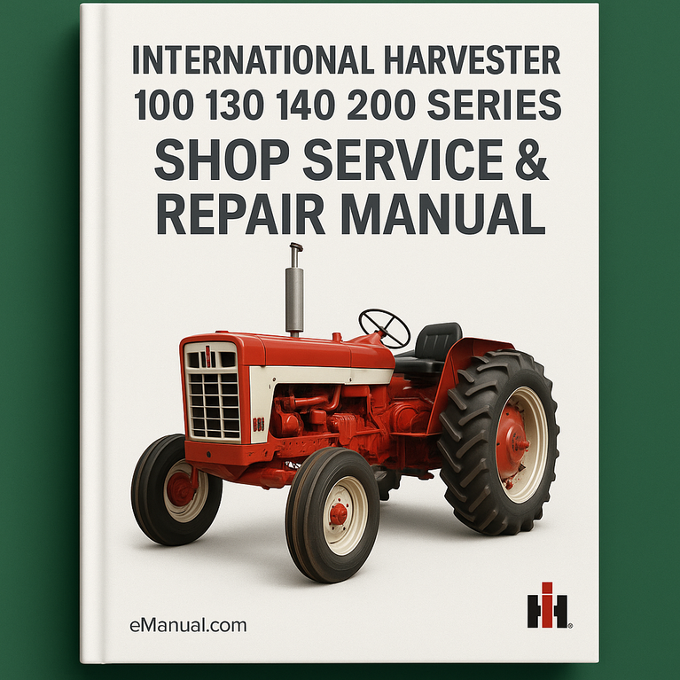 International Harvester 100 130 140 200 Series Shop Service Repair Manual
