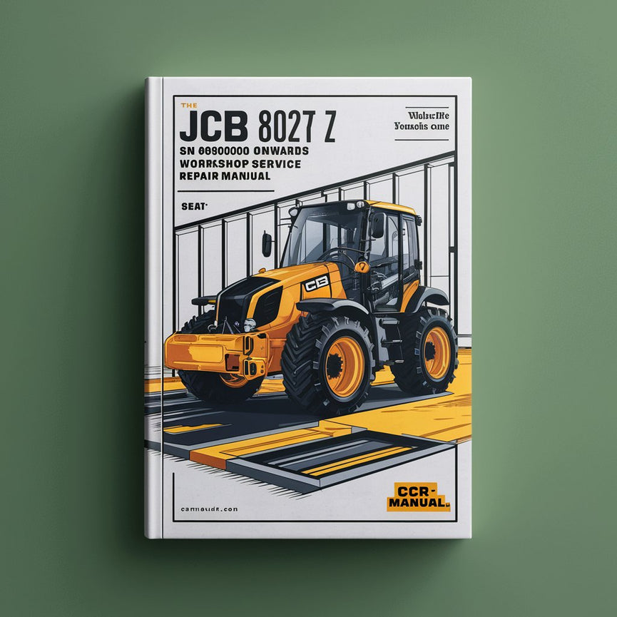 JCB 8027 Z SN 898000 und höher Werkstatt-Servicehandbuch PDF-Download