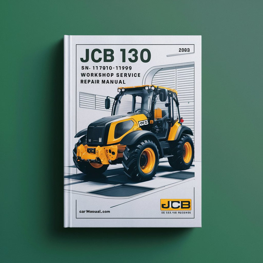 JCB JS 130 SN 1179000-1179999 Workshop Service Repair Manual