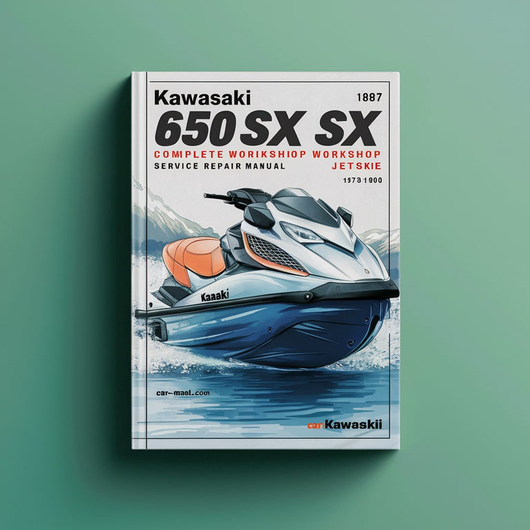 Kawasaki 650SX 650 SX JS650A JetSki Complete Workshop Service Repair Manual 1987 1988 1989 1990