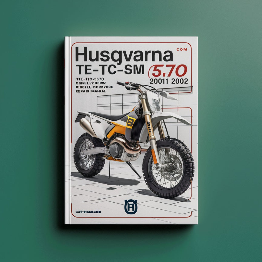 Husqvarna TE 400 TE-TC-SMR 400-570 Motorcycle Complete Workshop Service Repair Manual 2001 2002