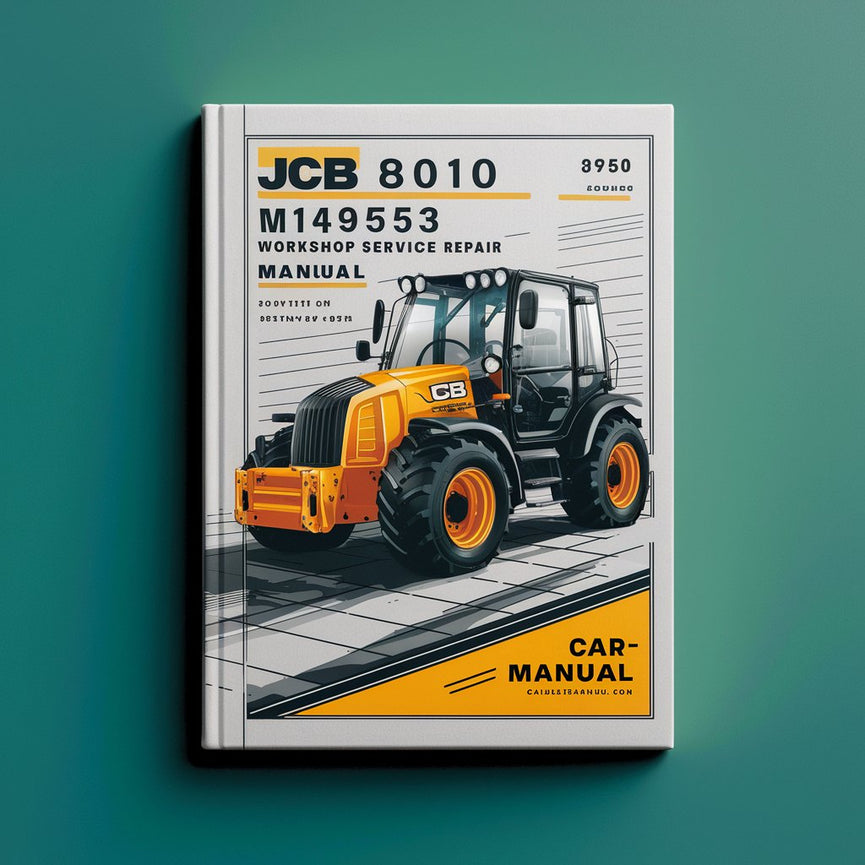 JCB 8010 M1149553 Onwards Workshop Service Repair Manual PDF Download