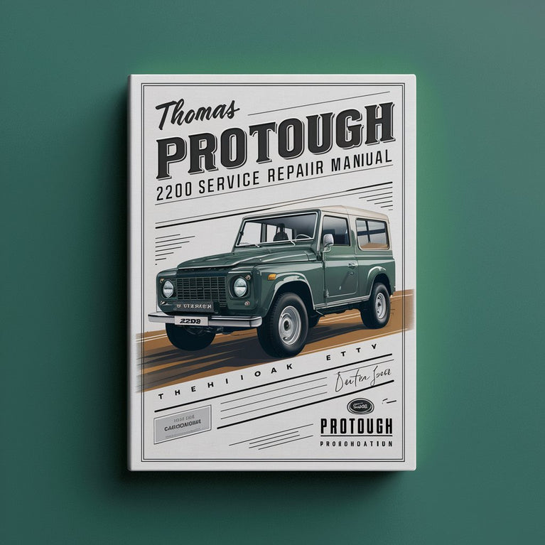 Thomas Protough 2200 Service Repair Manual