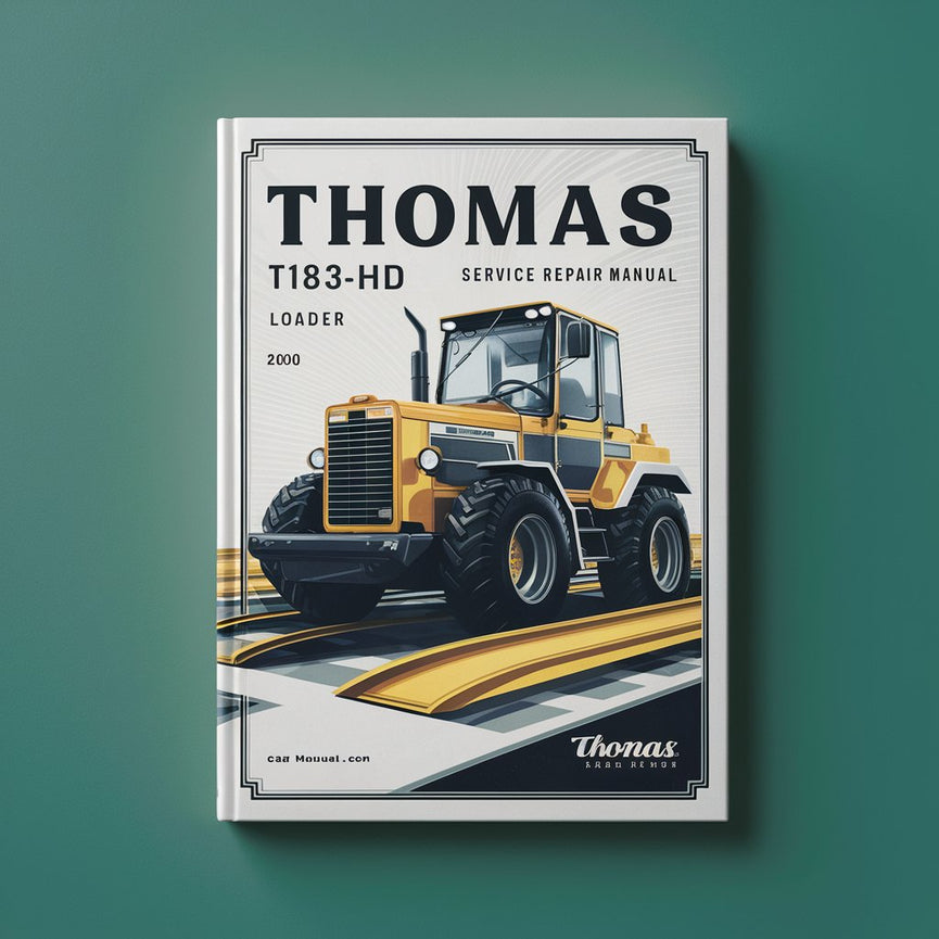 Thomas T183HD Loader Service Repair Manual PDF Download