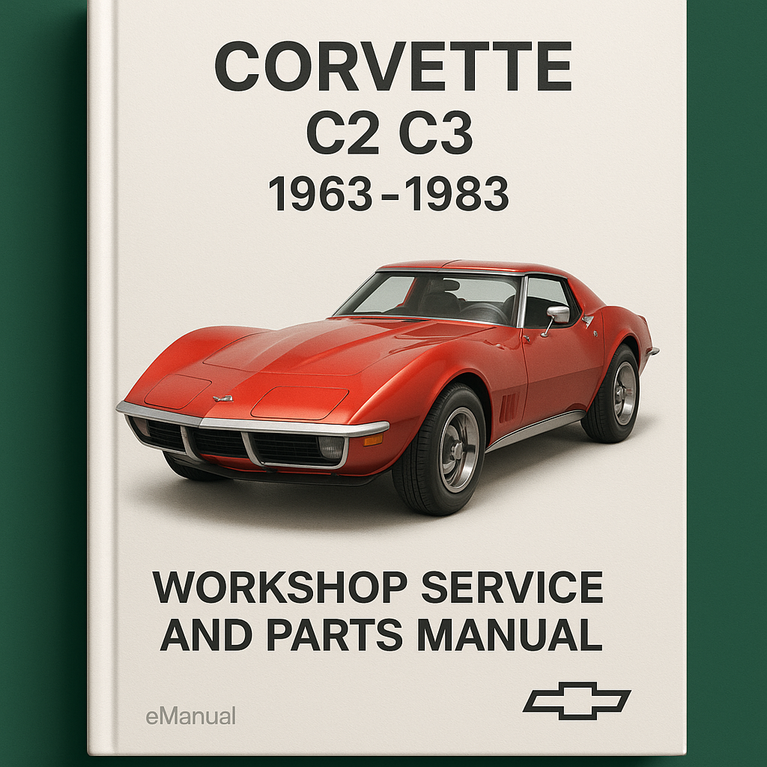 CORVETTE C2 C3 1963-1983 Workshop Service And Parts Manual