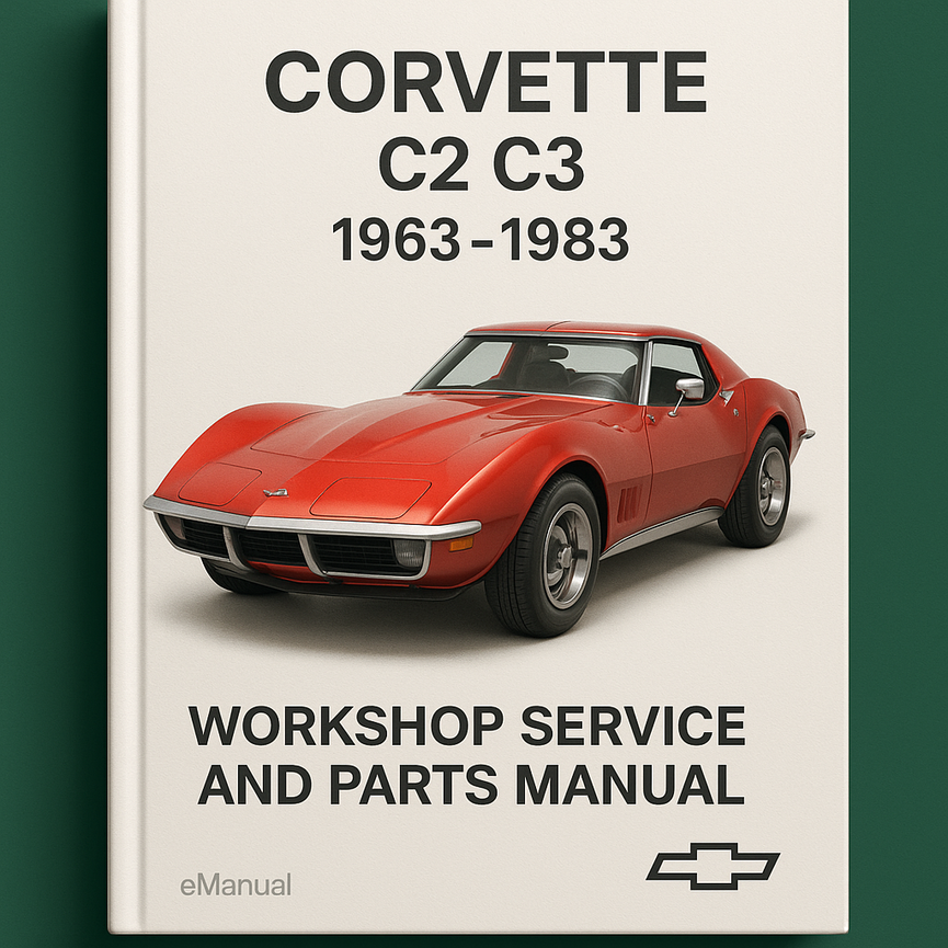 CORVETTE C2 C3 1963-1983 Workshop Service And Parts Manual