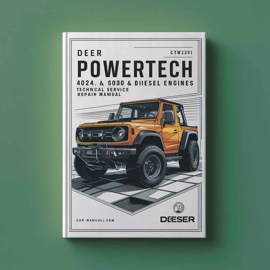 Technisches Wartungshandbuch für Deer POWERTECH 4024 2,4 l und 5030 3,0 l Dieselmotoren (CTM301) als PDF-Download