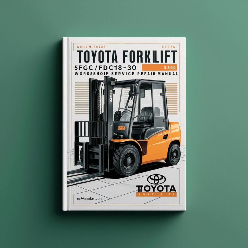 Manual de servicio de taller Toyota Forklift 5FGC/5FDC18-30 Descargar PDF