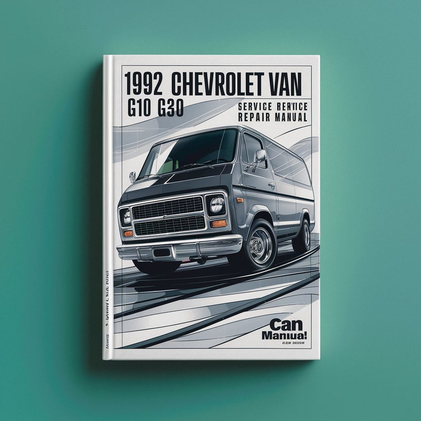 1992 Chevrolet Van G10 G20 G30 Manual de servicio y reparación Descargar PDF