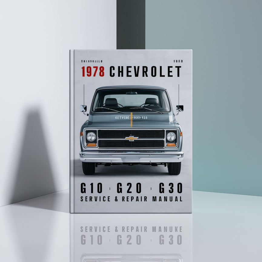1978 Chevrolet Van G10 G20 G30 Service & Repair Manual PDF Download