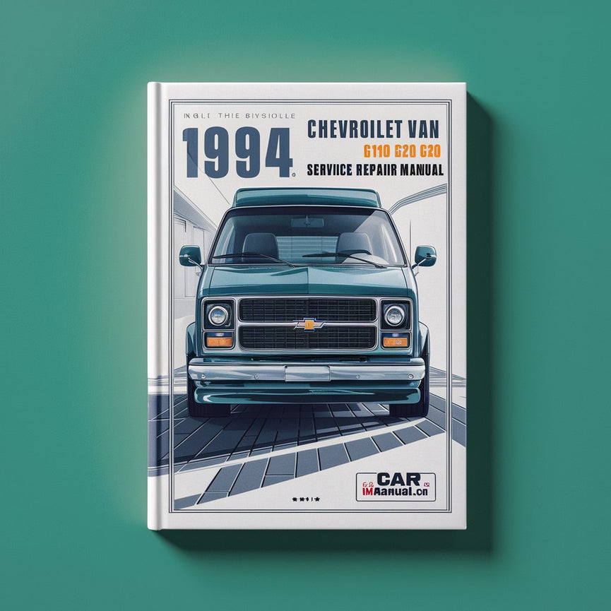 1994 Chevrolet Van G10 G20 G30 Manual de servicio y reparación Descargar PDF