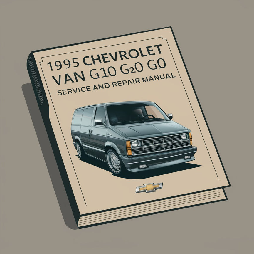 1995 Chevrolet Van G10 G20 G30 Wartungs- und Reparaturhandbuch