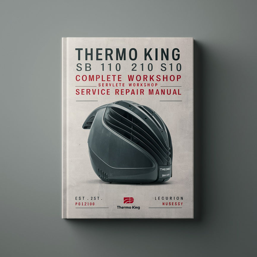 Thermo King SB 110 210 310 SLX200 Complete Workshop Service Repair Manual