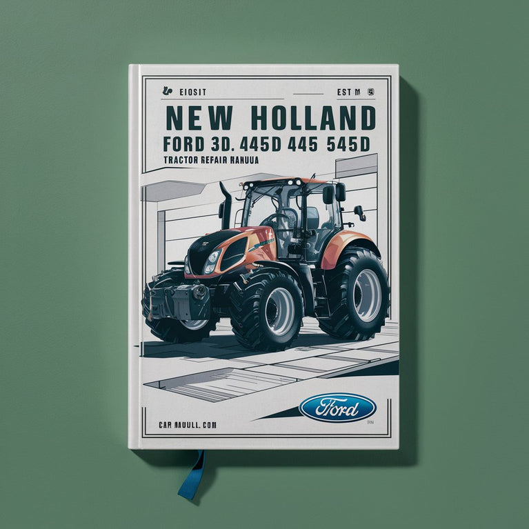 New Holland Ford 345d 445d 545d Traktorlader Service-Reparaturhandbuch