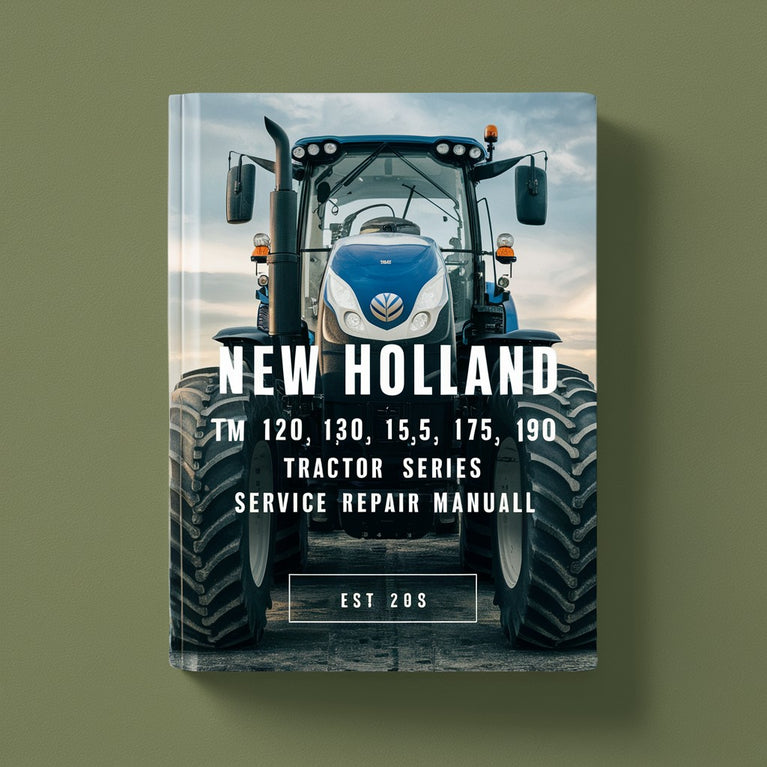 New Holland Tm 120 130 140 155 175 190 Series Tractor Service Repair Manual