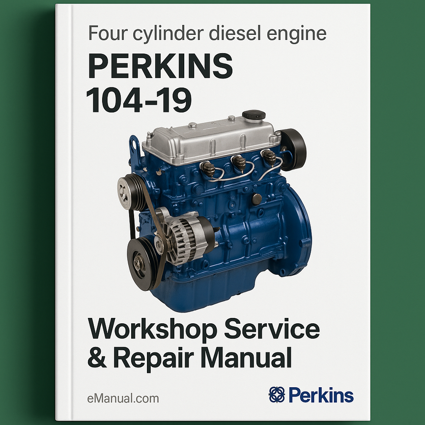 Perkins 104 19 Four cylinder diesel engine Workshop Service Repair Manual