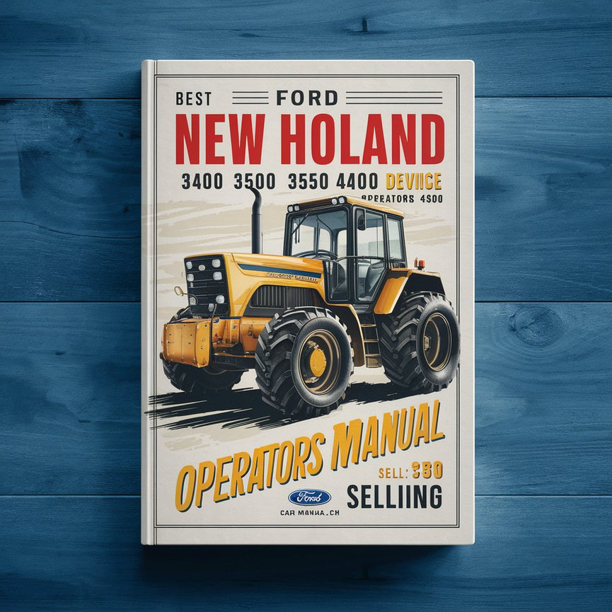 Ford New Holland 3400, 3500, 3550, 4400, 4500 Industrial Tractor Operator's Manual