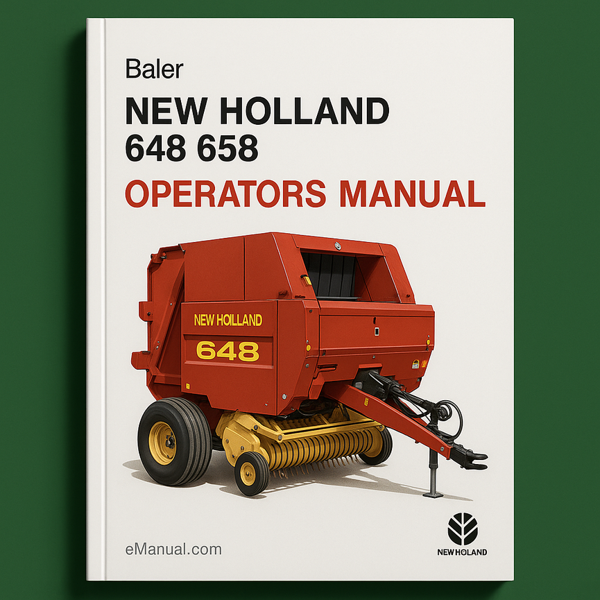 New Holland 648 658 Baler Operators Manual