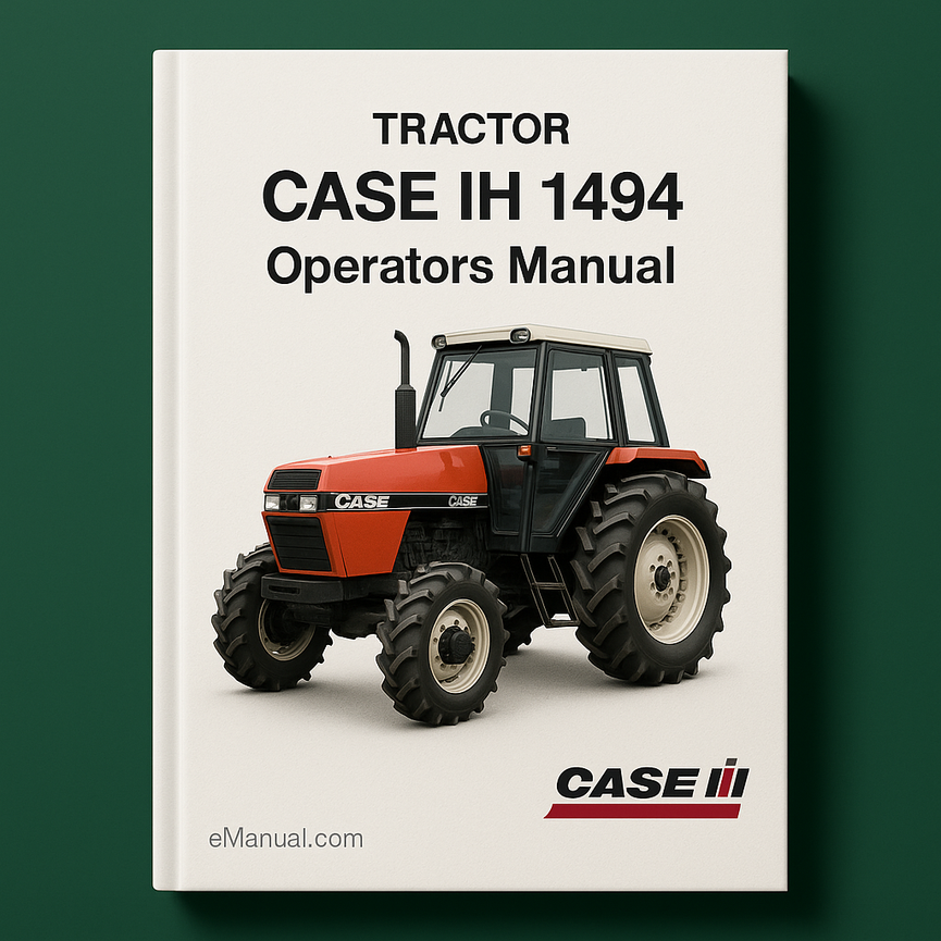 Case Ih 1494 Tractor Operators Manual