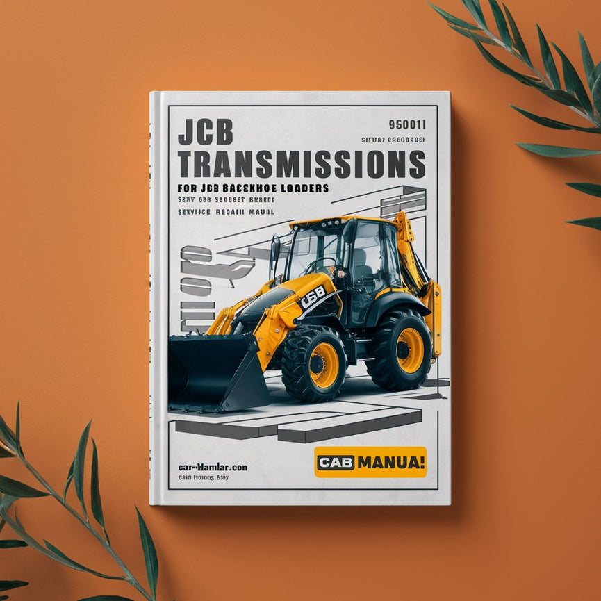 JCB TRANSMISSIONS For JCB Backhoe LoaderS 3CX 4CX (2WS 4WD)-960001 ON Service Repair Manual