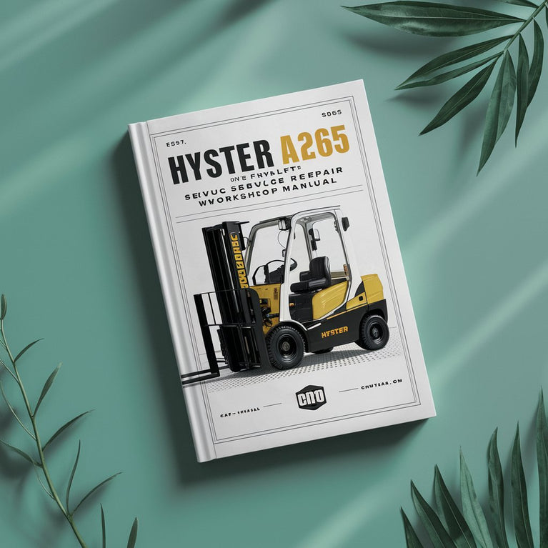 Hyster A265 (N35ZRS N40ZRS N30ZDRS) Forklift Service Repair Workshop Manual