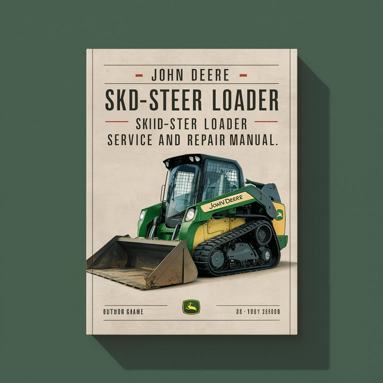 JOHN DEERE 280 SKID-Steer Loader Service And Repair Manual