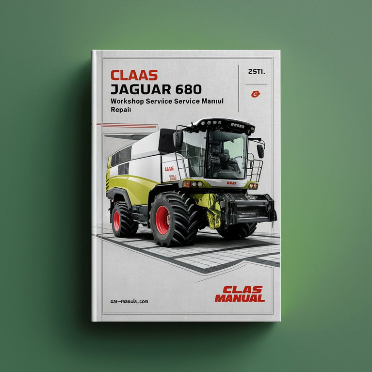 Claas Jaguar 680 Combine Workshop Service Manual for Repair