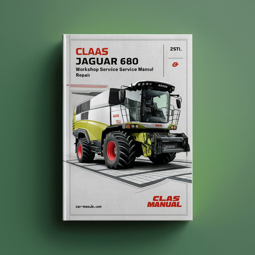 Claas Jaguar 680 Combine Workshop Service Manual for Repair PDF Download