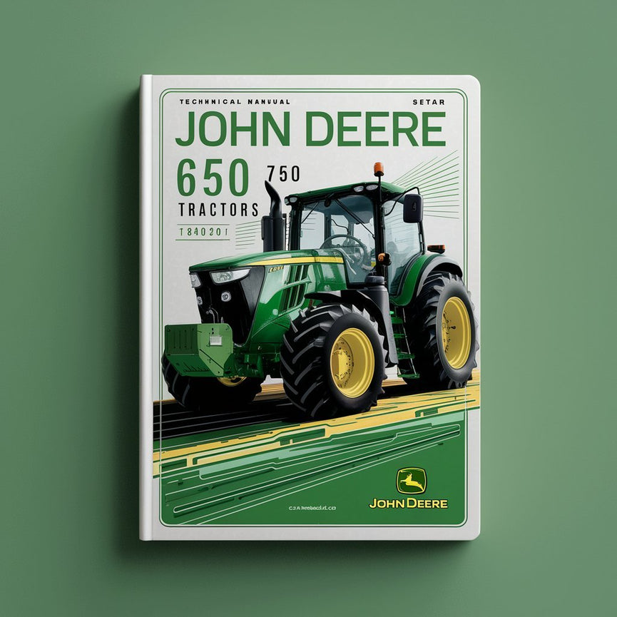 Technisches Handbuch für John Deere-Traktoren 650 750 als PDF-Download