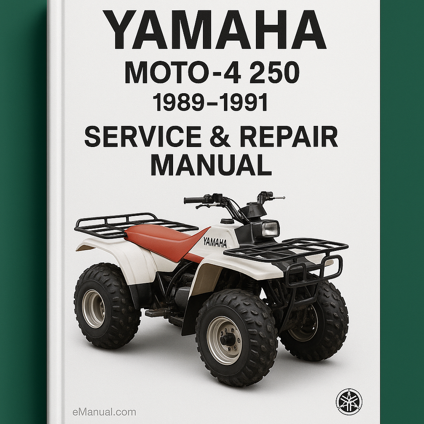 Yamaha Moto-4 250 1989-1991 Service Repair Manual