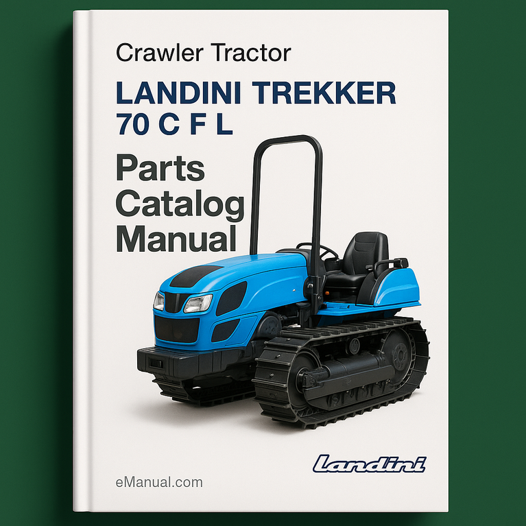 Landini Trekker 70 C F L Parts Catalog Manual