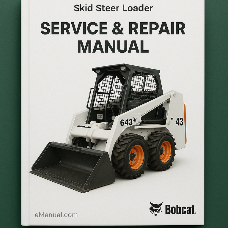BOBCAT 643 SKID Steer Loader Service Repair Manual